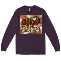 Plum baseball dad tumbler Long Sleeve Tee - BundleAndBundleShop