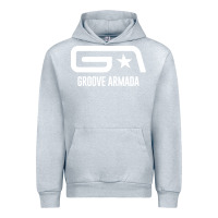 Heather Grey GROOVE ARMADA NORTHERN STAR Urban Hoodie - linhVisuals