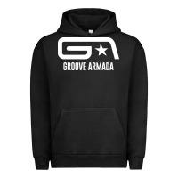 Pigment Black GROOVE ARMADA NORTHERN STAR Urban Hoodie - linhVisuals