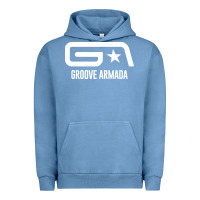 Pigment Pebble Blue GROOVE ARMADA NORTHERN STAR Urban Hoodie - linhVisuals