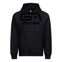 Black GROOVE ARMADA Urban Hoodie - linhVisuals
