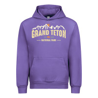 Tulip grand teton national park est 1929 vinage wyoming mountains graphic Urban Hoodie - linhVisuals