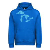 Cobalt great lakes of michigan Urban Hoodie - linhVisuals