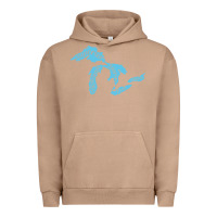 Pigment Burro great lakes of michigan Urban Hoodie - linhVisuals