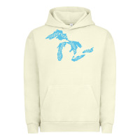 Pigment Pistachio great lakes of michigan Urban Hoodie - linhVisuals