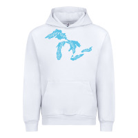 White great lakes of michigan Urban Hoodie - linhVisuals