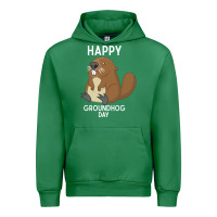Emerald happy groundhog day respect the shadow funny spring prediction holiday Urban Hoodie - linhVisuals
