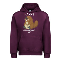 Mauve Wine happy groundhog day respect the shadow funny spring prediction holiday Urban Hoodie - linhVisuals