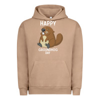 Pigment Burro happy groundhog day respect the shadow funny spring prediction holiday Urban Hoodie - linhVisuals