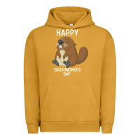 Pigment Peanut Butter happy groundhog day respect the shadow funny spring prediction holiday Urban Hoodie - linhVisuals