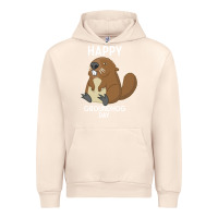 Sandshell happy groundhog day respect the shadow funny spring prediction holiday Urban Hoodie - linhVisuals