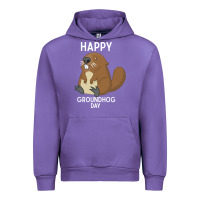 Happy Groundhog Day Respect The Shadow Funny Spring Prediction Holiday Urban Hoodie | Teevron