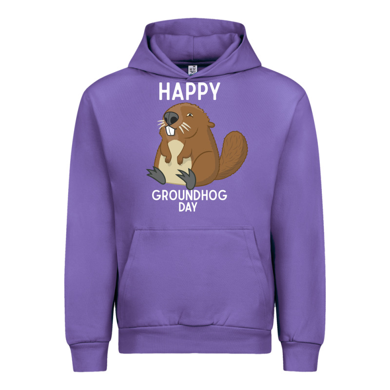 Happy Groundhog Day Respect The Shadow Funny Spring Prediction Holiday Urban Hoodie by linhVisuals | Teevron