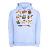 Pigment Grape Ice happy sushi kawaii anime japanese food lover funny illustration gift Urban Hoodie - linhVisuals
