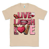 Live Laugh Love Valentine's Day Classic Tee | Teevron