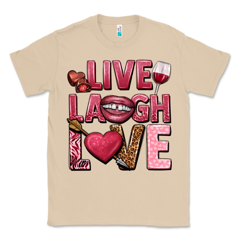 Live Laugh Love Valentine's Day Classic Tee by HowdyJamesFarm | Teevron