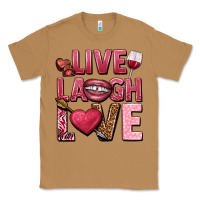 Toasted Coconut Live laugh love Valentine's Day Classic Tee - HowdyJamesFarm