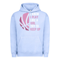 Pigment Grape Ice i know i play basketball like a girl try to keep up funny gift for gir Urban Hoodie - linhVisuals