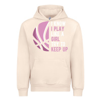 Sandshell i know i play basketball like a girl try to keep up funny gift for gir Urban Hoodie - linhVisuals