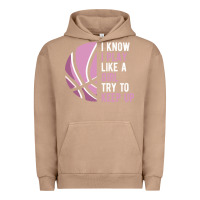 Pigment Burro i know i play basketball like a girl try to keep up funny gift for gir Urban Hoodie - linhVisuals