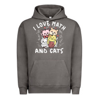 Pigment Tornado i love math and cats mountain heart mathematics lover gifts cute and f Urban Hoodie - linhVisuals