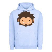 Pigment Grape Ice Sneaky Sasquatch Big Head Urban Hoodie - linhVisuals