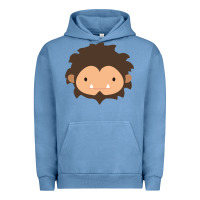 Pigment Pebble Blue Sneaky Sasquatch Big Head Urban Hoodie - linhVisuals