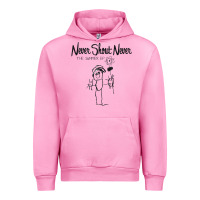 Fuchsia Pink Never SHOUT Never Urban Hoodie - linhVisuals