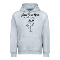 Heather Grey Never SHOUT Never Urban Hoodie - linhVisuals