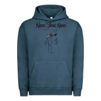 Pigment Midnight Navy Never SHOUT Never Urban Hoodie - linhVisuals