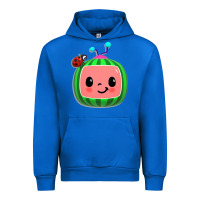 Cobalt cocomelon, kids, kindergarten, kids songs Urban Hoodie - linhVisuals