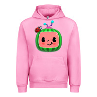 Fuchsia Pink cocomelon, kids, kindergarten, kids songs Urban Hoodie - linhVisuals