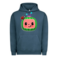 Pigment Midnight Navy cocomelon, kids, kindergarten, kids songs Urban Hoodie - linhVisuals