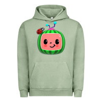 Pigment Oil Green cocomelon, kids, kindergarten, kids songs Urban Hoodie - linhVisuals