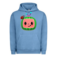 Pigment Pebble Blue cocomelon, kids, kindergarten, kids songs Urban Hoodie - linhVisuals