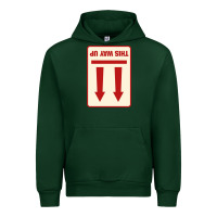 Forest Green this way up Urban Hoodie - linhVisuals