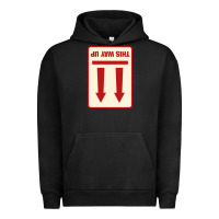 Pigment Black this way up Urban Hoodie - linhVisuals