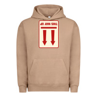 Pigment Burro this way up Urban Hoodie - linhVisuals