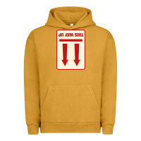 Pigment Peanut Butter this way up Urban Hoodie - linhVisuals