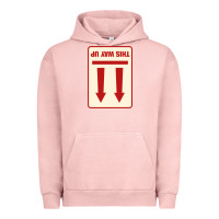 Pigment Salmon this way up Urban Hoodie - linhVisuals