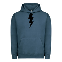 Pigment Midnight Navy lightning bolt Urban Hoodie - linhVisuals