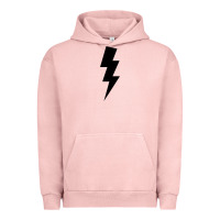 Pigment Salmon lightning bolt Urban Hoodie - linhVisuals