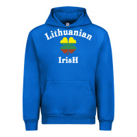 Lucky Lithuanian Irish Flag Shamrock Leaf St Patricks Day Urban Hoodie | Teevron