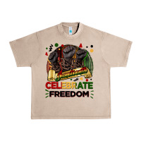 French Oak Juneteenth celebrate freedom Urban Heavy Tee - FaDigitalArtStudio