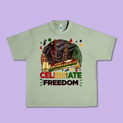 Juneteenth Celebrate Freedom Urban Heavy Tee Designed By Fadigitalartstudio