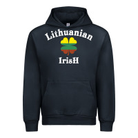 Navy lucky lithuanian irish flag shamrock leaf st patricks day Urban Hoodie - linhVisuals