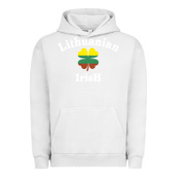Pigment Lunar Rock lucky lithuanian irish flag shamrock leaf st patricks day Urban Hoodie - linhVisuals