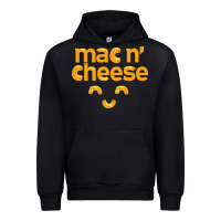 Black mac n' cheese funny macaroni with cheese lover gift Urban Hoodie - linhVisuals