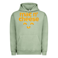 Pigment Oil Green mac n' cheese funny macaroni with cheese lover gift Urban Hoodie - linhVisuals