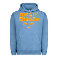 Pigment Pebble Blue mac n' cheese funny macaroni with cheese lover gift Urban Hoodie - linhVisuals